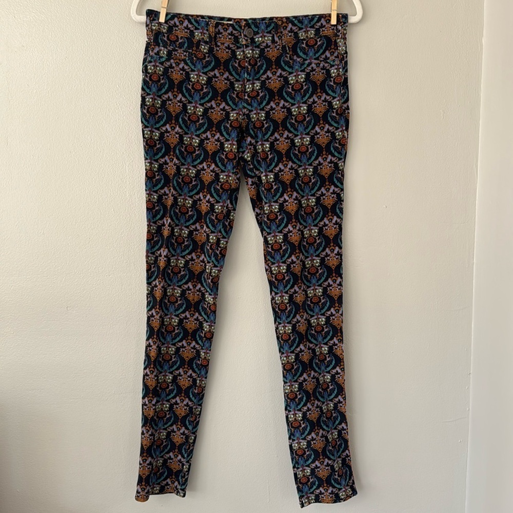 Anthropologie Pilcro & The Letterpress Patterned Corduroy Pants
